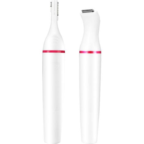 Rasoir Électrique 4-en-1 pour Femme - Épilateur Visage, Sourcils, Nez et Maillot - Sans Piles (1/4)