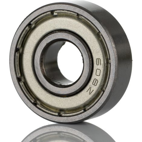 Rs Pro – Roulement à billes miniature blindé – Diamètre intérieur 8mm – Diamètre extérieur 22mm – Largeur 7mm – Charge statique 1.379kN
