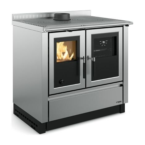 Nordica – Cuisinière à bois encastrable 8.3 kW – Rendement 86.9 % – Volume de chauffe 238 m³ – Prise d'air externe pour normes BBC (1/4)