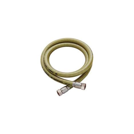 Tubo Gas Flessibile In Acciaio Inox Con Guaina Ff - cm.150