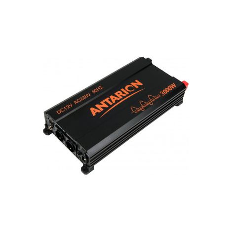 Convertisseur de tension pur sinus 3000W 12V/230V – Commande déportée 5m – Puissance nominale 3500W – Port USB 5V-1A – Antarion (1/5)