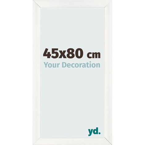 yd. - Cadre photo 45x80 - Blanc Patine - MDF - Pisa (1/5)