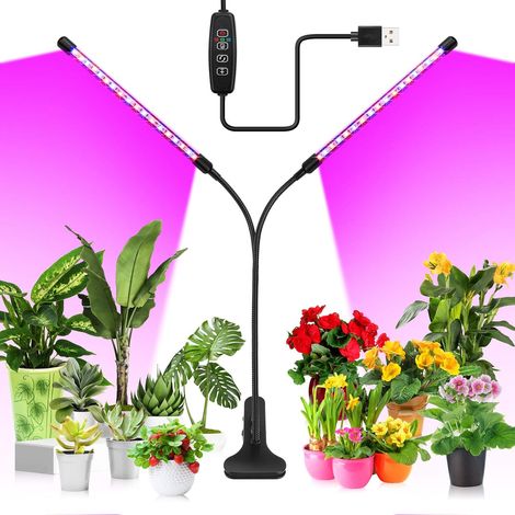 Jeu naturel et croissance florissante : jouet pour chat résistant aux intempéries avec base à ventouse ultra-adhérente, lampe horticole pour plantes d'intérieur avec col de cygne flexible en acier ino (1/5)