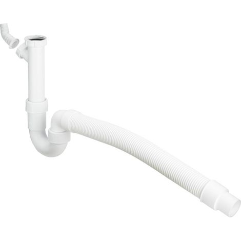 VIEGA flexibler Röhren-Siphon mit Geräteanschluss - 1 1/2 Zoll x 40 / 50 DN