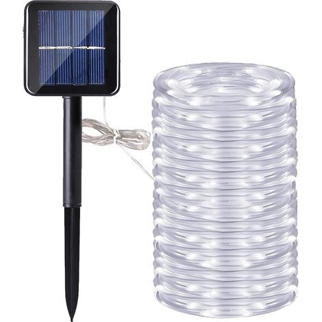 22 m lange, solarbetriebene LED-Lichterkette aus Kupferdraht für den Außenbereich, geeignet für Garten, Camping, Familie, Wand, wasserdicht, für Feste, Partys und als Dekoration zum Geschichtenerzähle (1/5)