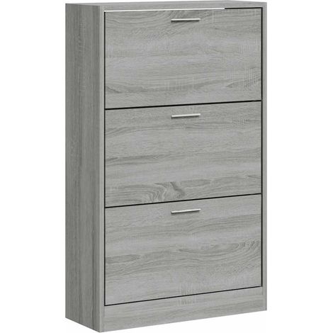 Maison Exclusive - Zapatero madera contrachapada gris Sonoma 63x2 (1/5)