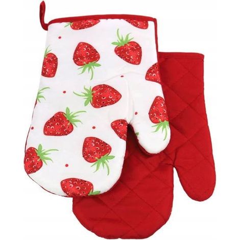 Guanti da forno isolanti con magnete, 2 pezzi (1/4)