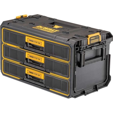 DeWALT Accessori - Valigia portautensili Tough System 2.0, 3 cassetti DWST08330-1