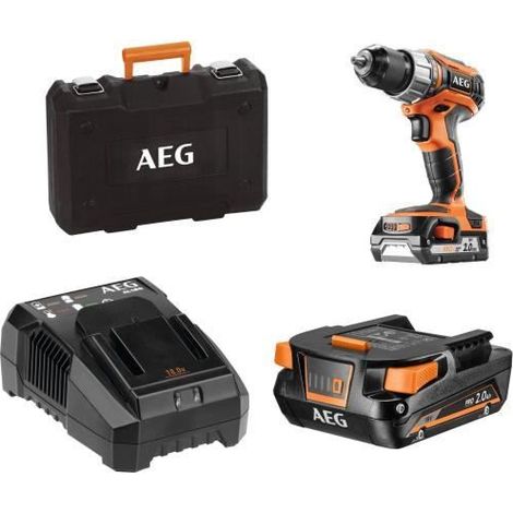 TRAPANO AVVITATORE COMPATTO BS18C2 LI-202C 18V A BATTERIA 60Nm 13mm AEG (1/5)