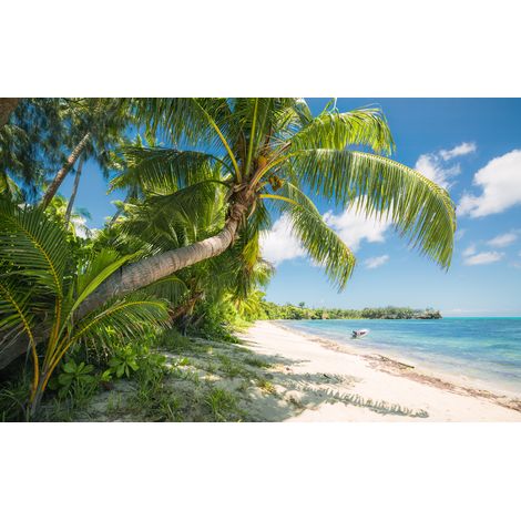 Papier peint panoramique naturel Rêves de Fiji en Bateau (1/4)