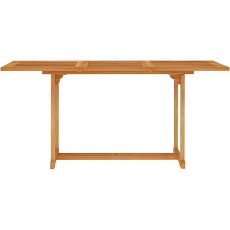 Maison Exclusive - Gartentisch 150x90x75 cm Teak Massivholz