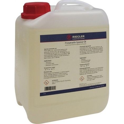 Riegler  Aceite  Especial  Neumático  en  Bidón  2,5  Litros  con  Caja  y  Doku  -  101135