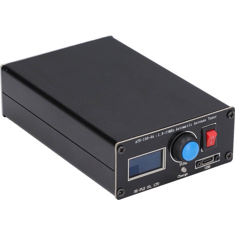 Mini tuner d'antenne automatique, écran 0,96 pouce, chargement USB, tuner radio 1,8-55 MHz ATU-100 (1/5)