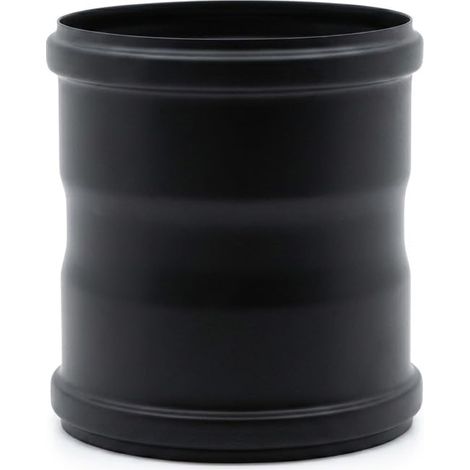 MAKA Manicotto Femmina-Femmina FF Canna Fumaria Pellet Nero Ø 100 mm (1/5)