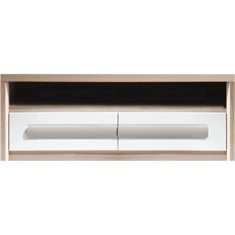 ROMA Meuble TV 2 tiroirs coulissants 120x53 cm (1/4)