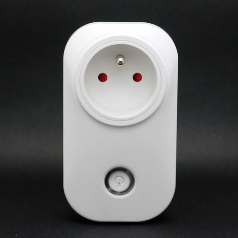 Intelligente WLAN-Steckdose, kompatibel mit Alexa und Google Home, 16-A-Steckdosen mit Sprachsteuerung, Fernbedienung und Timer-Funktion per App (1/5)
