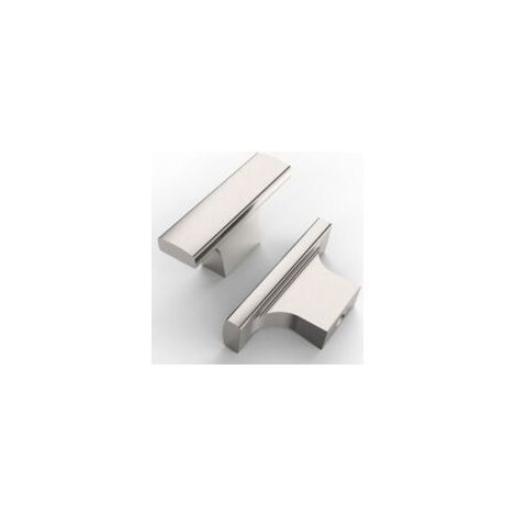 Pomelli per mobili color argento - adatti per cassetti da cucina, comò, ecc. - Confezione da 10 - Crezuo