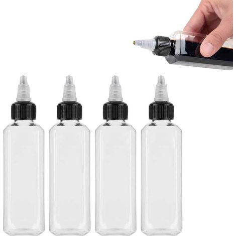 100-ml-Dosierflaschen zum Ausdrücken, für Öl, Soßen oder als Mehrzweckspender (1/5)
