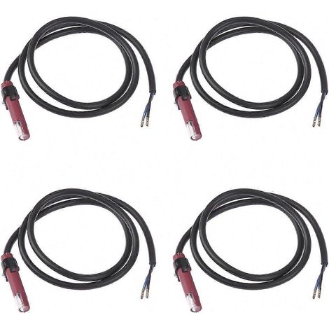 Compatible avec 4 cellules photoélectriques de détection de flamme pour la détection du brûleur, œil électronique photosensible, photorésistance rouge. (1/5)