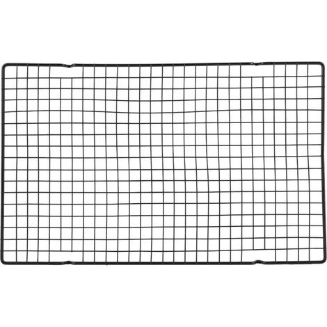 Fdit Grille de refroidissement et de cuisson en acier inoxydable - Plaque de cuisson saine et antiadhésive avec petits trous pour pain à biscuits et tartes - Emballage réutilisable (1/5)