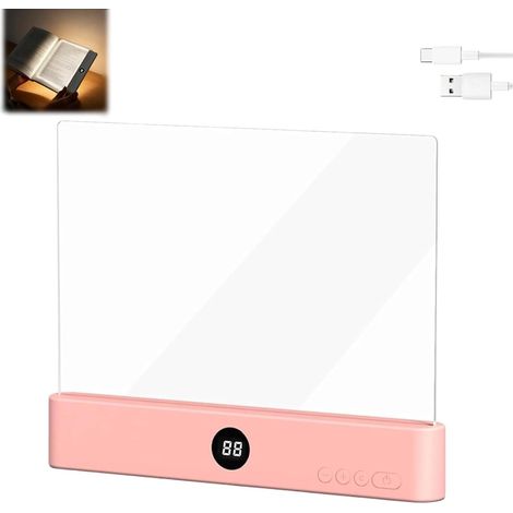 Lámpara de lectura con panel regulable - Lámpara de lectura con marcapáginas - Luz portátil para marcapáginas - Lámpara de lectura con marcapáginas adecuada para el dormitorio - Lámpara de lectura Fle (1/4)