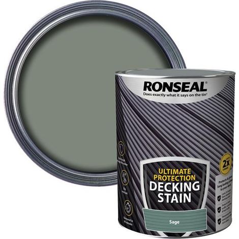 Ronseal Ultimate Protection Decking Stain Sage 5 litre