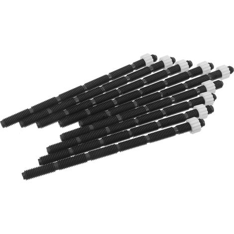 Kit de Réparation 10pcs Tige du Bouton, Noir (1/5)