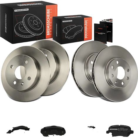 Discos y pastillas de freno, 239,8 mm de diámetro, 15,2 mm de espesor, 6 orificios, compatibles con Opel, diámetro del círculo de pernos de 100 mm. (1/5)