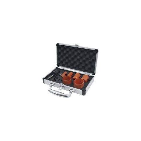 JUEGO DE CORONAS HSS BIMETAL 14-21-28-37-46-60 MM - EGA MASTER