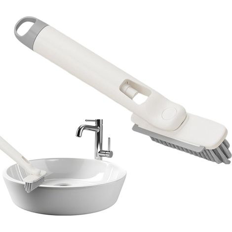 Brosse à joints rotative à poils durs Brosse de nettoyage pour joints de fenêtres, sols, baignoires, meubles, carrelage, lavabos, toilettes, rails de fenêtres