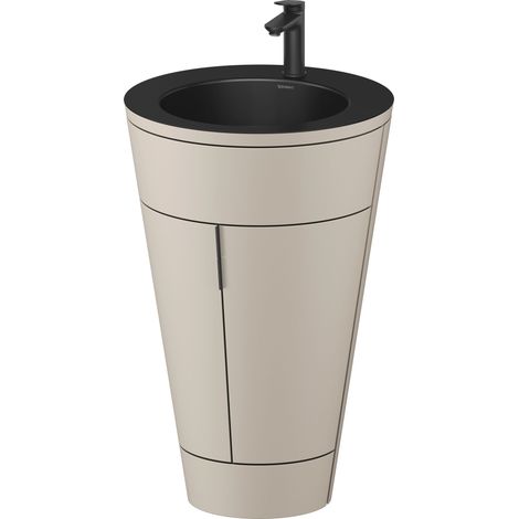 Duravit Starck 1 c-bonded Set bodenstehend, rund, 560x864x605mm,