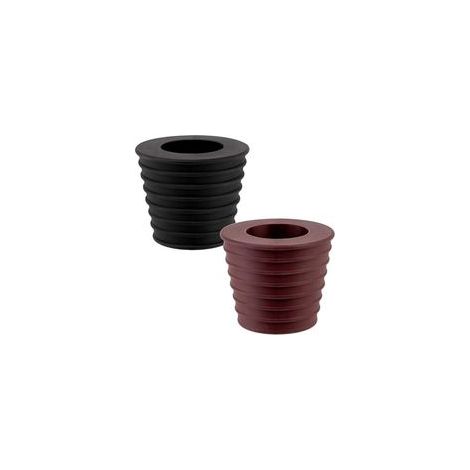 Konische Kappe für Sonnenschirme 1,8 bis 2,9 cm, 2 Stück, für Terrassentischöffnung, Sonnenschirmstangendurchmesser: 38 mm (braun und schwarz) (1/5)