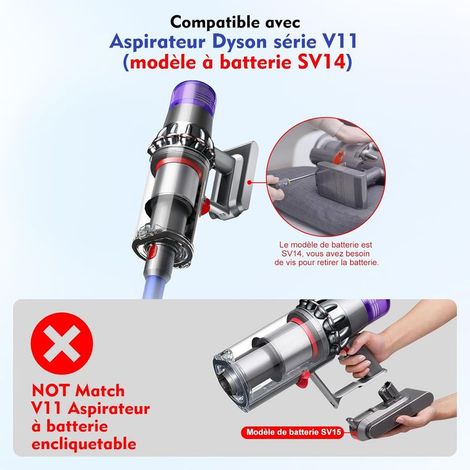 Hauptgehäuse für Dyson V11 SV14, kompatibel mit Schalterhalterung, Griffsockelgehäuse, Teilenummer 970142-01, Antriebs-Hauptgehäuse