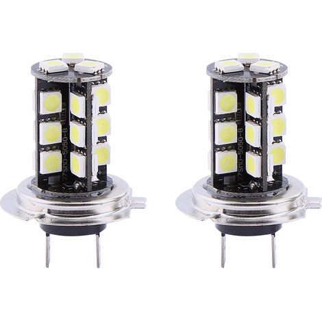2x H7 Canbus Sans Erreur 27 LED SMD 5050 Ampoule Éclairage Blanc Super Lumineux Anti-Brouillard (1/5)