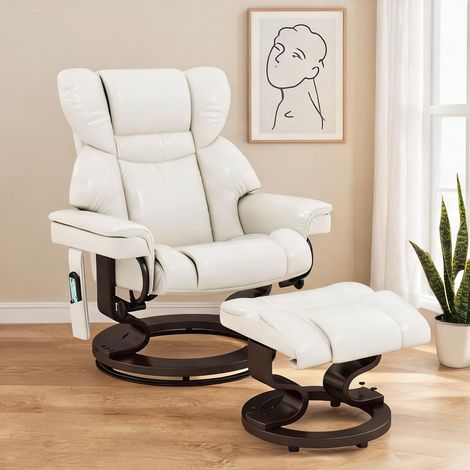Fauteuil de massage en bonded cuir 79 x 82 x 101 cm (1/5)