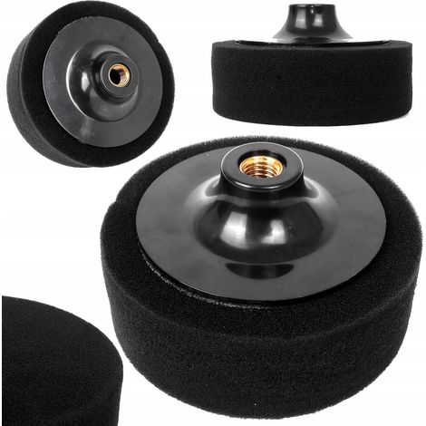 Esponja de pulido suave de 125 mm, disco de pulido negro M14 Falon-Tech