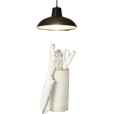 Juego de cuchillos de cocina, 6 piezas, hojas de acero inoxidable, longitud de la hoja: 17,2 cm, longitud del mango: 13 cm, certificado LFGB. (1/5)