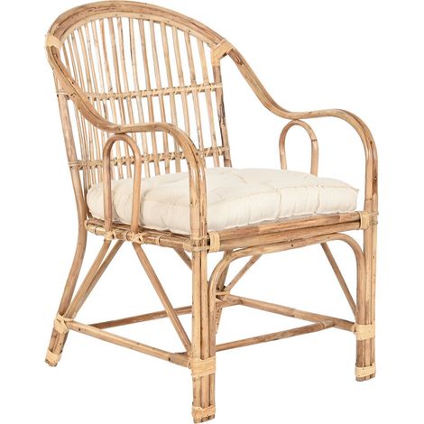 Silla Bambu Ratan 56,5X58X85 Natural (1/5)