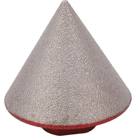Fraise à chanfreiner diamant 60° grain 80, 48mm pour céramique et marbre, tige M14 (1/5)