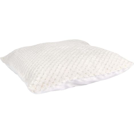 Coussin Blanc Nid D Abeille 40x40cm (1/4)