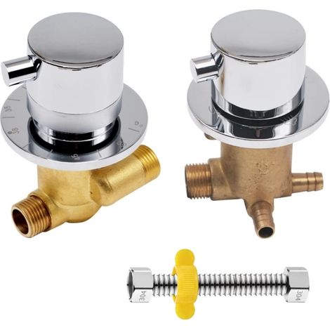 Mitigeur douche thermostatique 2/3/4 voies Robinet de Douche (1/5)