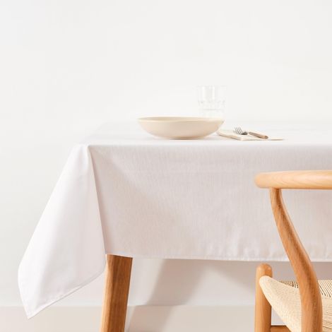 Nappe XL 250 x 180 cm en résine 100% Coton Biologique Nappe en résine Non Toile cirée Grande Nappe pour Table rectangulaire Nappe sans rigidité Nappe imperméable (1/5)