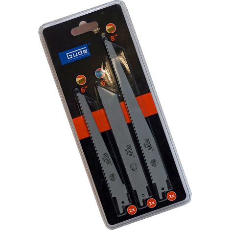 Güde Sägeblatt-Set 6-tlg. für Güde Säbelsägen USS 1050 R / WS 18-0 / USS 12-0 (1/4)