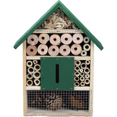 Maisons à insectes, hôtels à insectes, habitats naturels pour insectes bénéfiques adaptés aux abeilles, papillons, coccinelles, jardins et terrasses. (1/5)