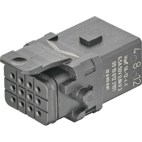 Steckverbinder Han 1A-12-C-f latch 09100123101 HARTING 1 St.