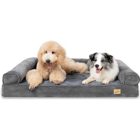BingoPaw Sofá Cama para Perro Ortopédica Colchón de Esponja para Perros, 120x90x20cm
