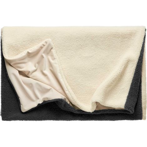 TOM TAILOR Wohndecke TEDDY - 1 Stück 130x170 cm, Grau