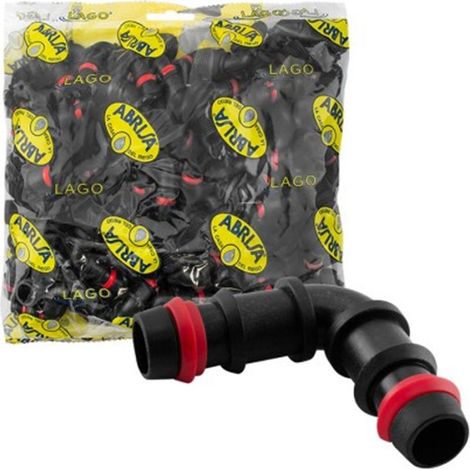 Coude avec anneau de sécurité, sachet de 100 unités - 20mm,. (1/5)