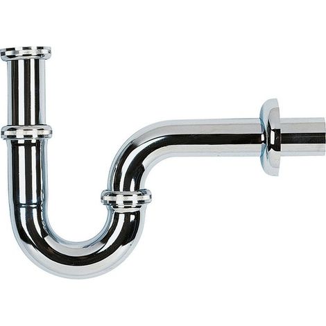 Siphon de lavabo laiton chromé réglable - 1'1/4 - diamètre 32 mm