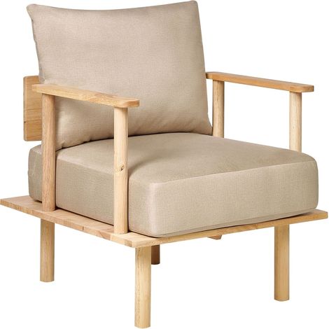 Armchair ASKER Fabric Sand Beige